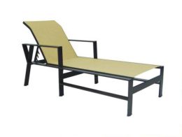 Trento Adjustable Sling Chaise Lounge