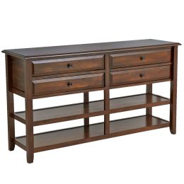 Tuscan Brown Console Table