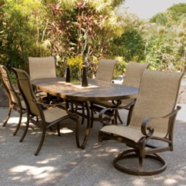Veracruz Sling Seating Oval Table