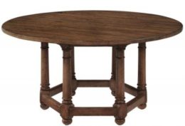 Vintage Patina Round Dining Table