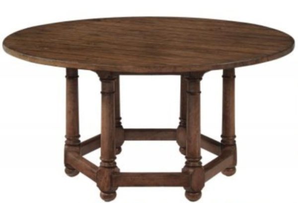 Vintage Patina Round Dining Table