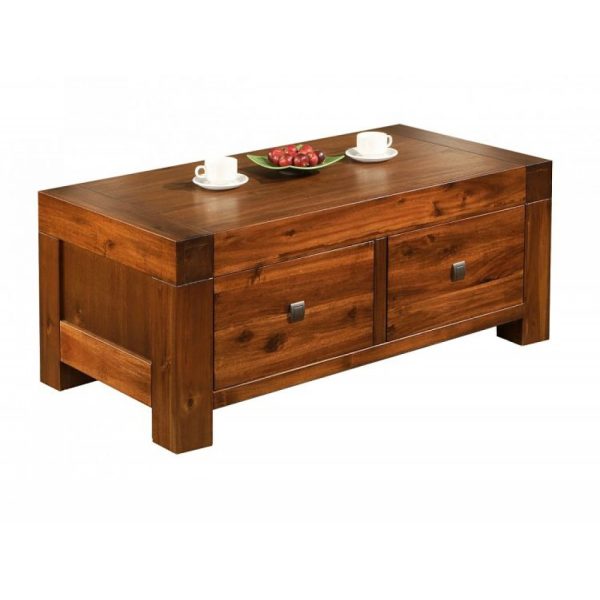 Wooden Coffee Tables With Drawers Costa Rican Furniture