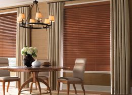 Wooden Blinds And Drapes