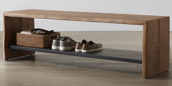 Yukon Entryway Bench With Shelf