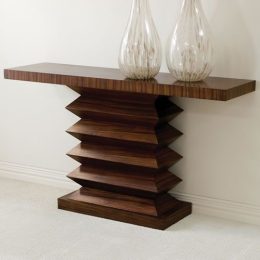 Zig Zag Entryway Table