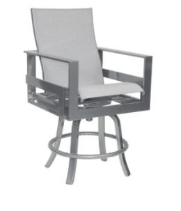 Eclipse High Back Sling Swivel Counter Stool