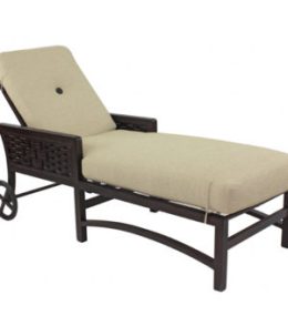 Spanish Bay Cushioned Chaise Lounge