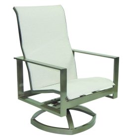 Park Place High Back Sling Lounge Swivel Rocker