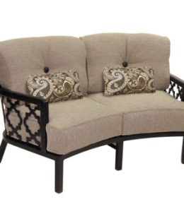 Belle Epoque Crescent Loveseat