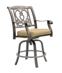 Madrid Cast Swivel Counter Stool