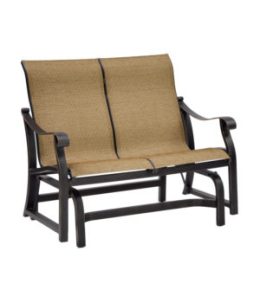 Madrid Sling Loveseat Glider