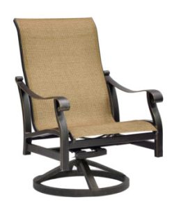 Madrid Sling Lounge Swivel Rocker