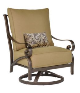 Veracruz High Back Cushioned Lounge Swivel Rocker