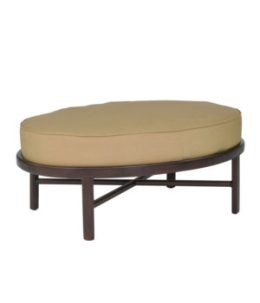Veracruz Oval Lounge Ottoman