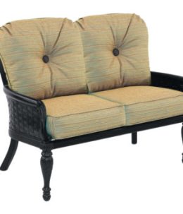 English Garden City Cushioned Loveseat