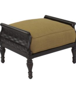 English Garden Cushioned Ottoman