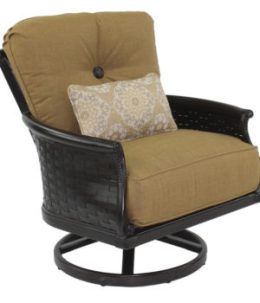 English Garden Cushioned Lounge Swivel Rocker