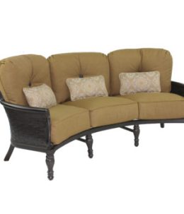 English Garden Cushioned Crescent Sofa