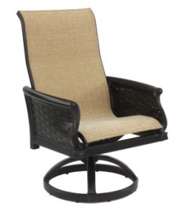 English Garden City Sling Swivel Rocker