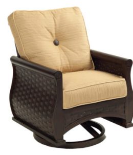 French Quarter Cushioned Swivel Rocker
