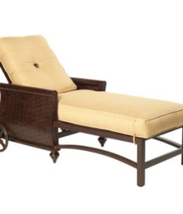 French Quarter Cushioned Chaise Lounge