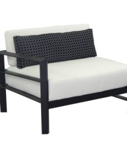 Vertice Cushioned Right End Lounge Chair