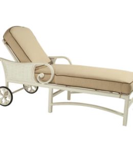 Riviera Cushioned Chaise Lounge