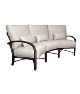 Meridian Cushioned Crescent Sofa