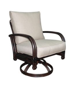 Meridian Cushioned Swivel Rocker