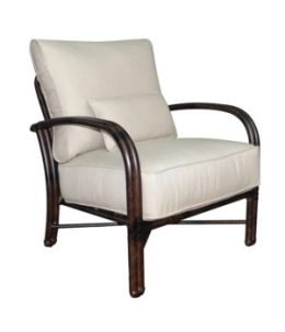 Meridian High Back Cushioned Lounge Chair