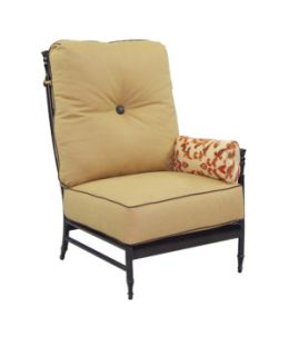 Provence Sectional Left Arm Ultra High Back Lounge Chair