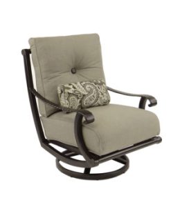 Telluride High Back Cushioned Lounge Swivel Rocker