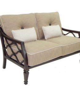 Villa Bianca Cushioned Loveseat