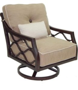 Villa Bianca Cushioned Lounge Swivel Rocker