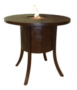 Classical Round Firepit Bar Table