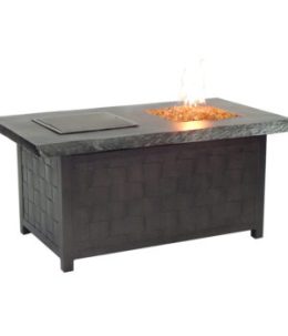 Classical Rectangular Fire and Ice Coffee Table