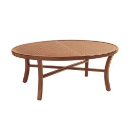 TRANSITIONAL ELLIPTICAL COFFEE TABLE