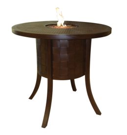 Classical Round Firepit Bar Table