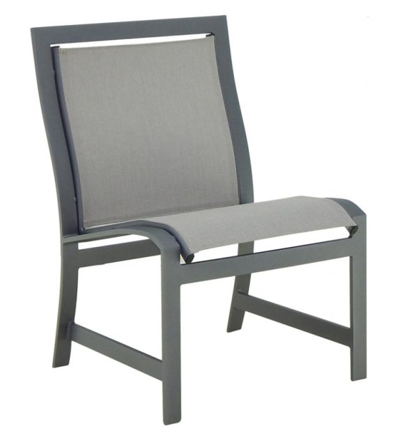 MODERNA SLING DINING ARMLESS CHAIR