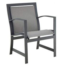 MODERNA SLING DINING ARM CHAIR