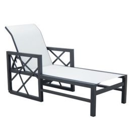 BARCLAY BUTERA PALM SPRINGS SLING CHAISE LOUNGE