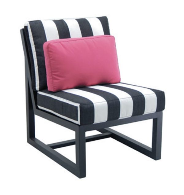 BARCLAY BUTERA PALM SPRINGS SECTIONAL ARMLESS LOUNGE CHAIR