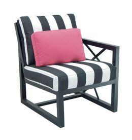 BARCLAY BUTERA PALM SPRINGS SECTIONAL LEFT ARM LOUNGE CHAIR