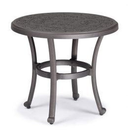 OLD WORLD ROUND SIDE TABLE_ROMAN