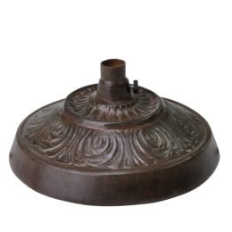 CAST UMBRELLA BASE FLORAL DESIGN (47 LBS)