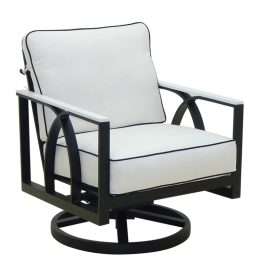 HERMOSA CUSHIONED LOUNGE SWIVEL ROCKER