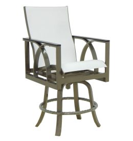 HERMOSA HIGH BACK SLING SWIVEL COUNTER STOOL