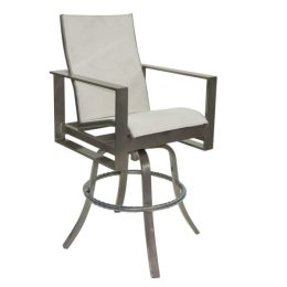 PARK PLACE METRO HIGH BACK SLING SWIVEL COUNTER STOOL