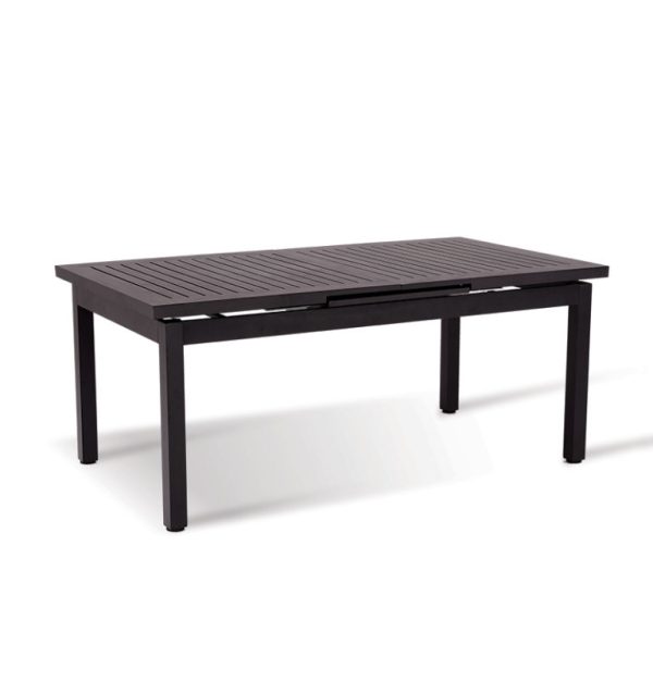 CONTEMPORARY EXTENDABLE RECTANGULAR DINING TABLE_SLAT