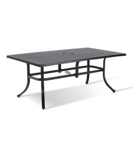 OLD WORLD RECTANGULAR DINING TABLE K.D._LATTICE